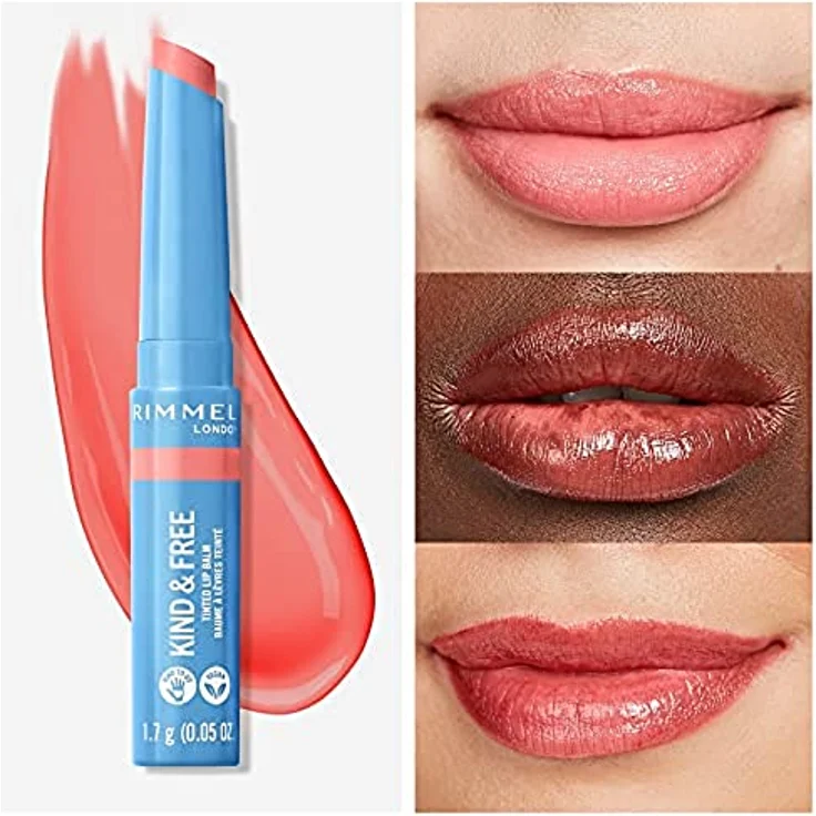 Rimmel Kind & Free Tinted Lippenbalsam, 004 Hibiscus Blaze, 4g – Bild 4