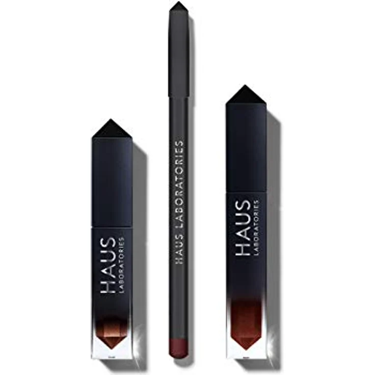 Haus Laboratories By Lady gaga: Haus Of Collections Make-Up-Set Mit Tasche, Flüssigem Lidschatten, Lipliner-Stift Und Lipgloss In 9 Sets, Vegan Und Tierversuchsfrei 3-Teiliges Spar-Set – Bild 3