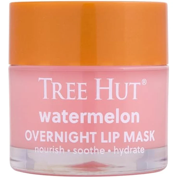 Tree Hut Wassermelonen-Lippenmaske, Overnight Lip Mask mit Sheabutter und Vitamin E, 1,7 ml, parabenfrei, hydratisierend – Bild 1