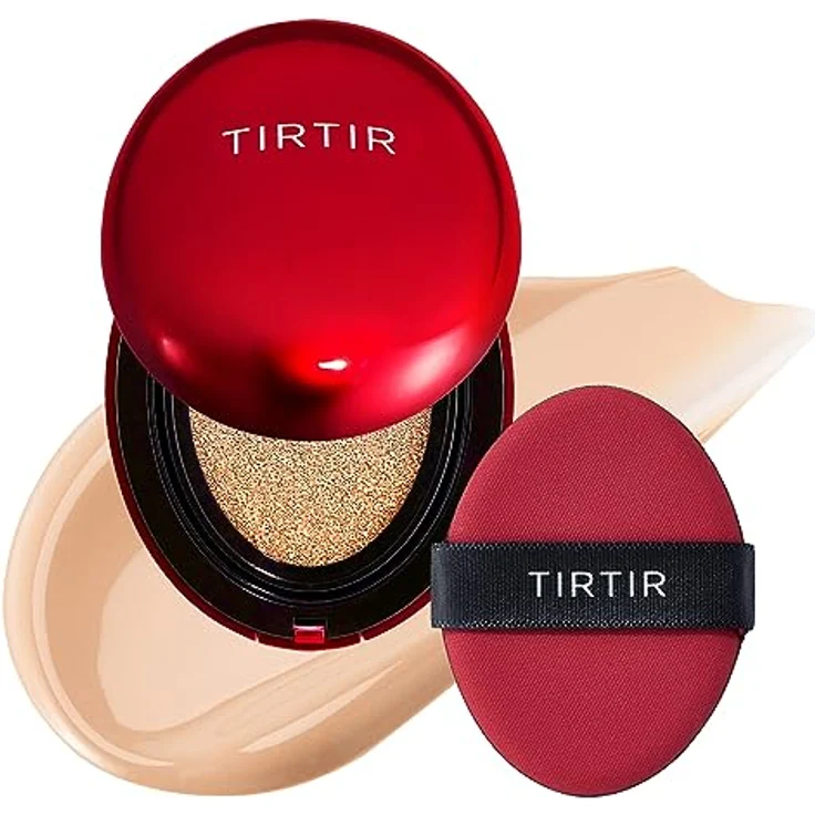 SharpCost [TIRTIR] Mask fit Cushion 3type 3種 (RED CUSHION 21N), 18g - Schwarzes 3-lagiges Maskenkissen – Bild 1
