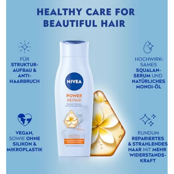 NIVEA Reparatur & Gezielte Pflege pH-Balance Haarshampoo 250 ml – Bild 2