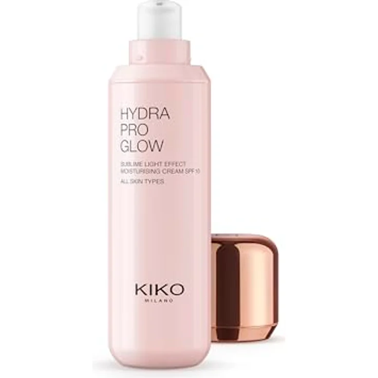 KIKO Milano Hydra Pro Glow Intensive Feuchtigkeitscreme mit Hyaluronsäure und SPF 10, 50 ml, für Damen, schnell einziehend, spendet intensiv Feuchtigkeit, verbessert Hautbild – Bild 3