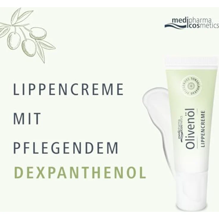 Dr. Theiss Olivenöl Lippencreme 10 ml, intensive Pflege für strapazierte Lippen – Bild 4