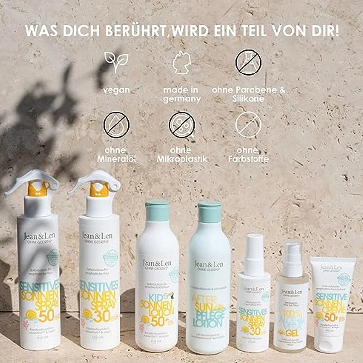 Jean & Len Kids Sonnenlotion LSF 50+, 250ml – Bild 8