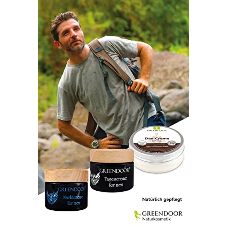 GREENDOOR Kraftvolle Männer Deo Creme 50ml für 6 Monate ohne Körpergeruch, natürliche Deocreme männlicher Duft, Anti Achselgeruch ohne Aluminium, Natur Bio Deodorant, Naturkosmetik vegan – Bild 5