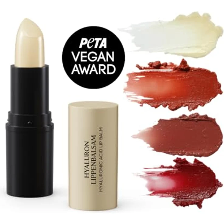 JUNGLÜCK Hyaluron Lippenbalsam Rosenholz, Getönter veganer Lippenpflegestift mit BIO Aloe Vera und Vanilleduft für geschmeidig weiche Lippen – Bild 2