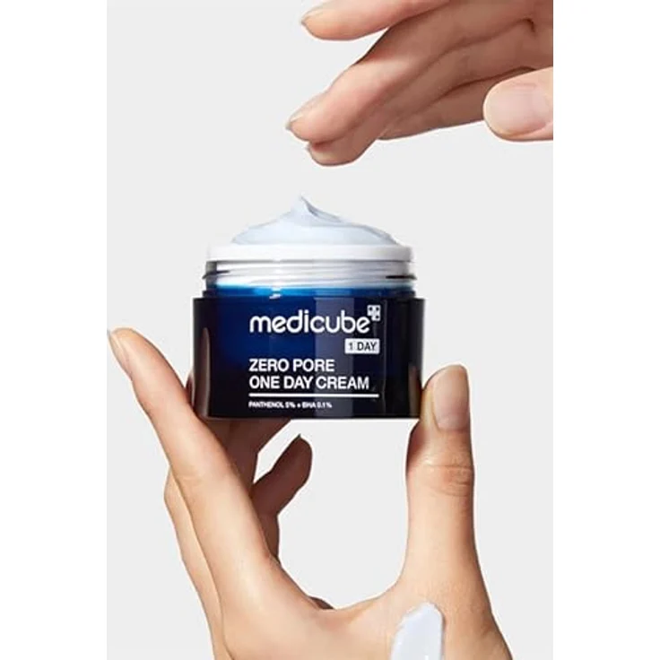Medicube Zero Pore One Day Cream, porenverfeinernde Feuchtigkeitscreme mit Niacinamid und Salicylsäure, 50ml – Bild 4