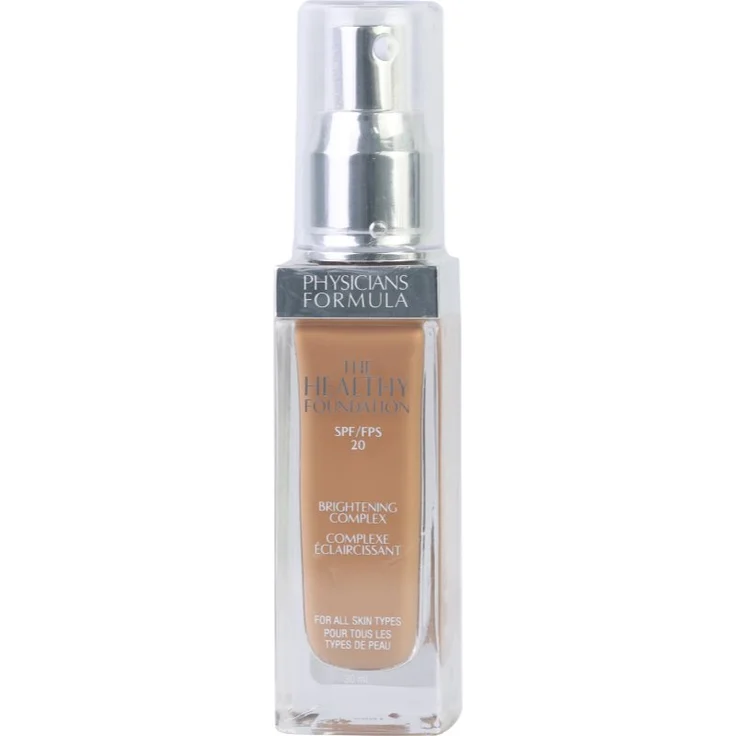 Physicians Formula The Healthy Foundation, auffrischende Make-up Creme mit SPF 20, 30 ml, Farbton Dark Neutral 3