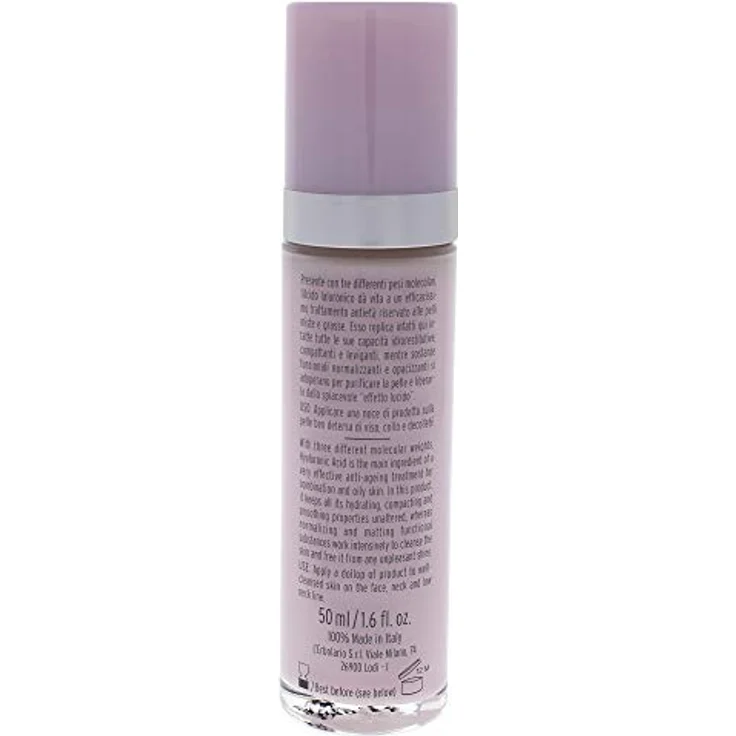 L'Erbolario Hyaluronsäure Gesichtscreme mit Dreifachwirkung für Mischhaut, 50 ml, vegane Naturkosmetik, ohne Parabene und Silikone – Bild 3
