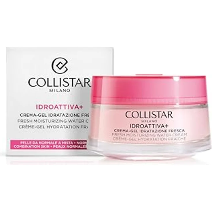 Collistar Idroattiva+ Crema-Gel Idratazione Fresca 100H Feuchtigkeit, 50 ml, Leichte Geltextur, Ideal für normale bis Mischhaut – Bild 2