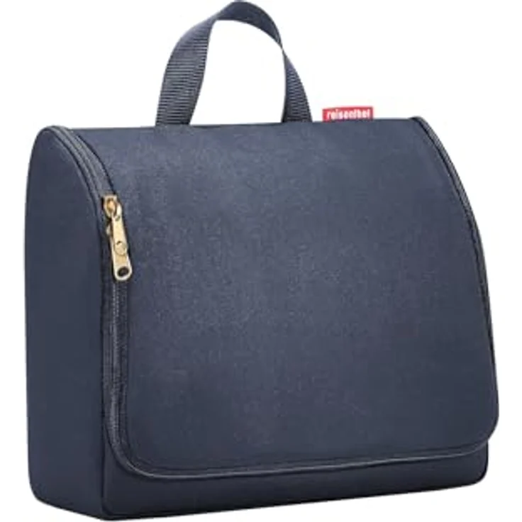 reisenthel toiletbag XL Midnight Gold, Kulturbeutel mit Haken, wasserabweisend, 4L Volumen, abnehmbarer Spiegel – Bild 1