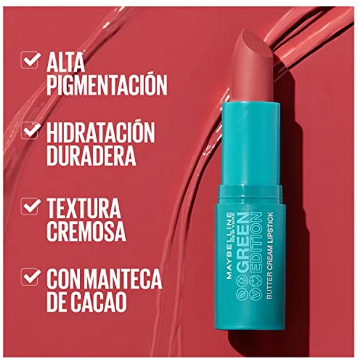 Maybelline New York Buttercream Lipstick 008 Floral, 3,4 g – Bild 4