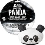 Bear Fruits Bambus Stärke + Länge Haarmaske mit Panda-Haube, 20 ml