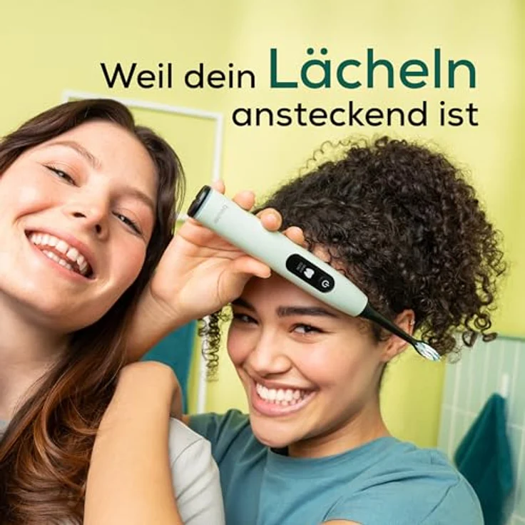 Beurer SC 50 Green Planet Peppermint, Schallzahnbürste mit 5 Reinigungsprogrammen, LCD-Display und 100% recyceltem Material – Bild 8