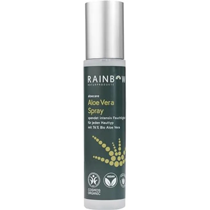 Alocare Aloe Vera Spray 100 ml Aloecare veganes After Sun Spray feuchtigkeitsspendend regeneration schutz bio zertifiziert mit Lavendel