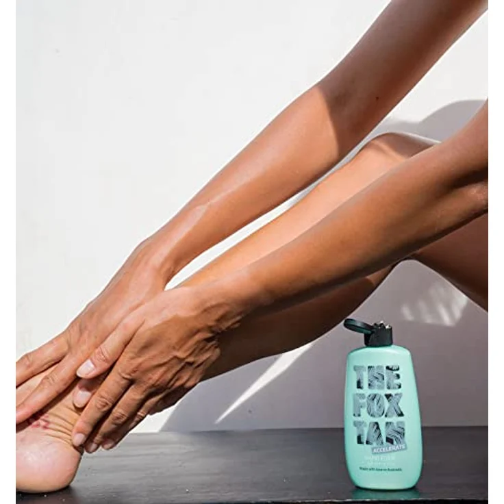 The Fox Tan - Rapid Tanning Elixir - Bräunungsbeschleuniger ohne Selbstbräuner, Lotion für Gesicht und Körper, für Sonne und Solarium, 120 ml – Bild 5