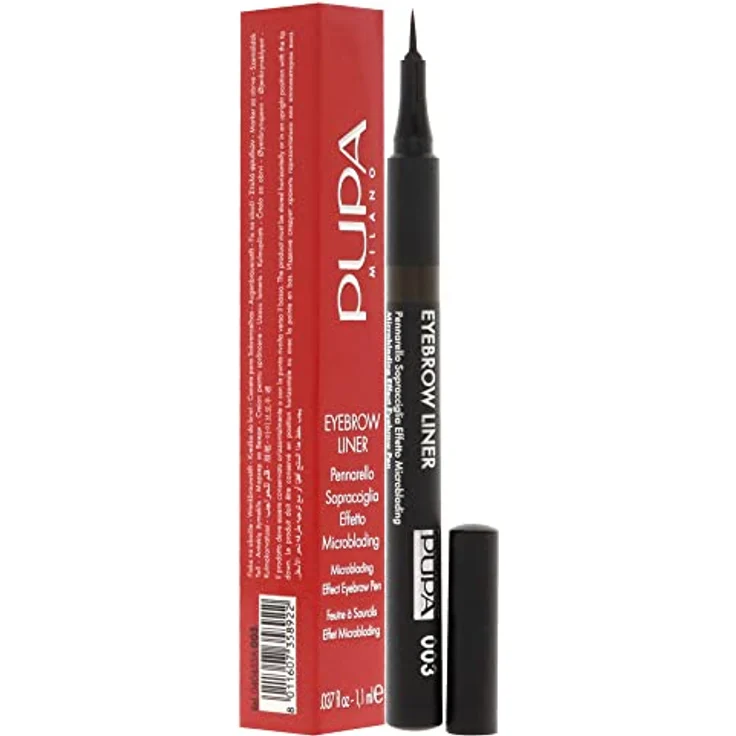 Pupa Milano Eyebrow Liner 003, Augenbrauenstift mit ultrafeiner Spitze und langanhaltender Formel, 1,1ml – Bild 3