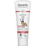 lavera Zahncreme Kids FLUORIDFREI - ohne Farbstoffe - schützt Milchzähne - mild-fruchtig - Bio Calendula & Calcium - Vegan - 75 ml