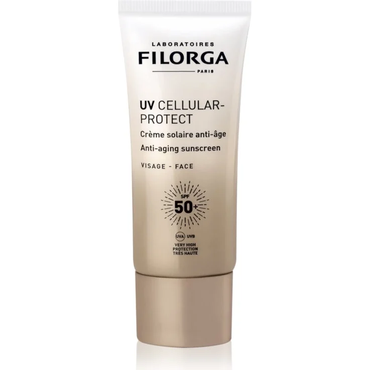 FILORGA UV CELLULAR-PROTECT FACE Sonnencreme für das Gesicht, gegen Falten, SPF 50+, 40 ml, schutz gegen UVA/UVB-Strahlen, feuchtigkeitsspendend, schnelltrocknend
