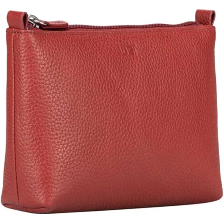 Jost Vika Kosmetiktasche aus 100% Leder, 12 cm, rot – Bild 2