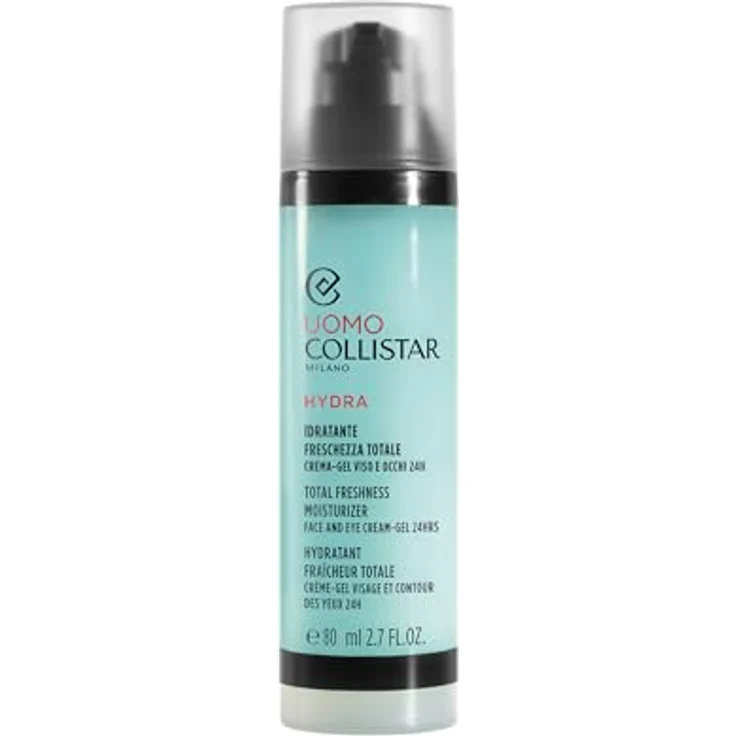 Collistar Uomo Total Freshness Moisturizer Face and Eye Cream-Gel Leichte feuchtigkeitsspendende Gel-Creme für Gesicht und Augenpartie 80 ml für Männer – Bild 2