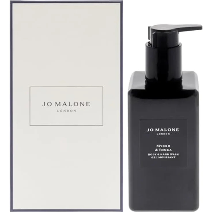 Jo Malone London MYRRH & TONKA Body & Hand Wash Duschgel, 250 ml, mit natürlichem Glyzerin und Meerfenchelextrakt, warmer, sinnlicher Duft – Bild 1
