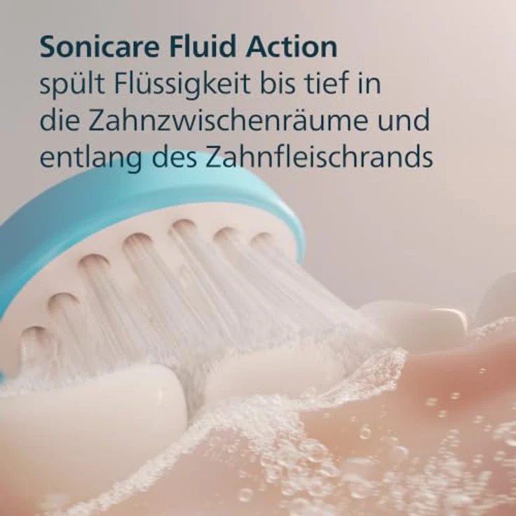 Philips Sonicare For Kids HX6500/23, Wiederaufladbare Schallzahnbürste für Kinder, weich, ergonomisch, türkis, 4 x 30 sec Putzzeit – Bild 5