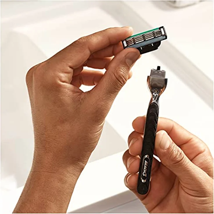 Gillette Mach3 Rasierklingen für Männer, 8 Ersatzklingen – Bild 4