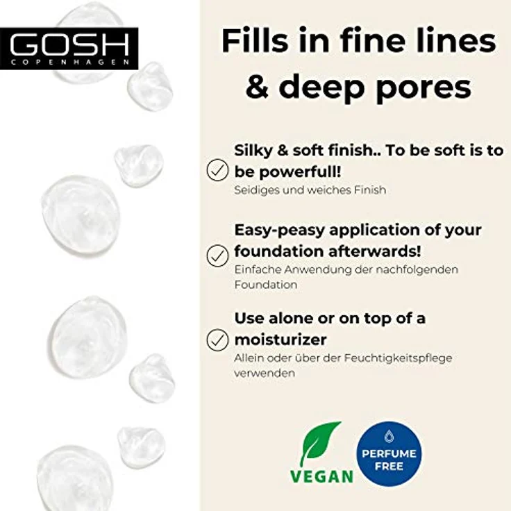 Gosh Velvet Touch Foundation Primer 30 ml – Bild 3