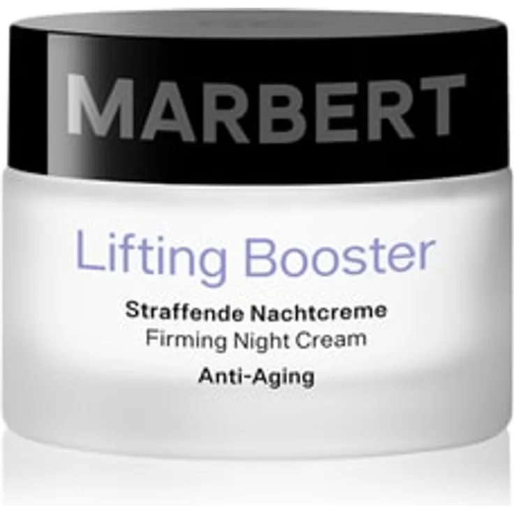 Marbert Lifting Booster Nachtcreme, straffende Gesichtscreme zur Faltenreduktion und Hautstraffung, 50 ml
