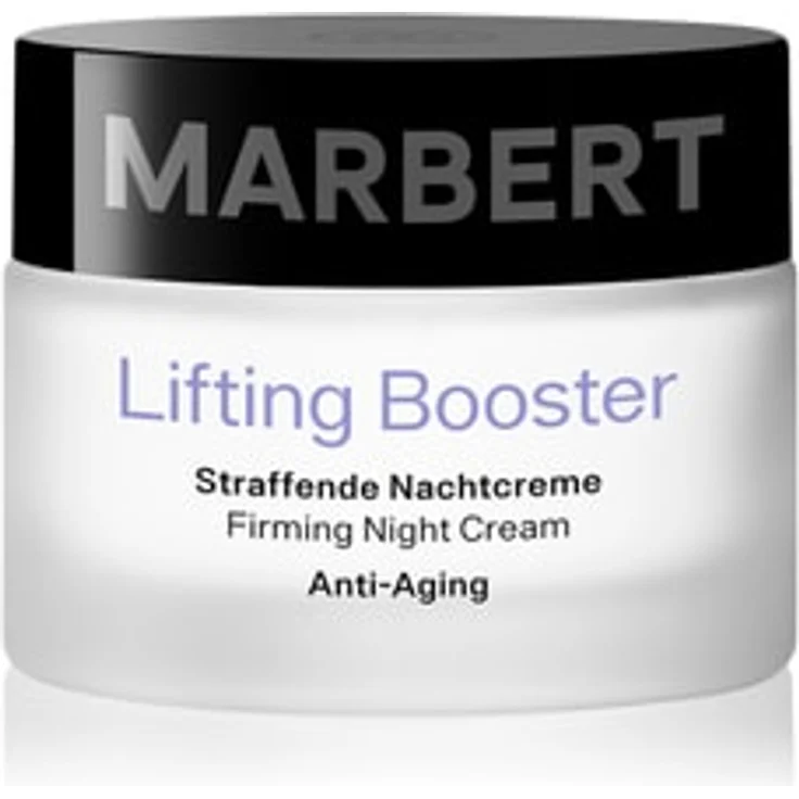 Marbert Lifting Booster Nachtcreme, straffende Gesichtscreme zur Faltenreduktion und Hautstraffung, 50 ml