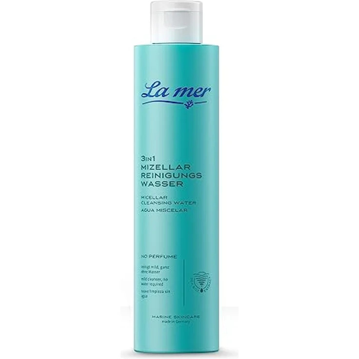 La mer 3 in 1 Mizellar-Reinigungswasser - Reinigung, Augen Make-up Entferner und Gesichtswasser in einem - Spendet intensiv Feuchtigkeit - Pflegt gleichzeitig die empfindliche Augenpartie - 200 ml – Bild 1
