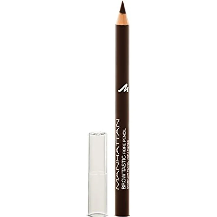 Manhattan Brow'Tastic Augenbrauenstift – Dunkelbrauner Eyebrow Pencil mit auffüllenden Fasern für dichter wirkende, definierte Augenbrauen – Farbe Dark 003 – 1 x 1,1g – Bild 1
