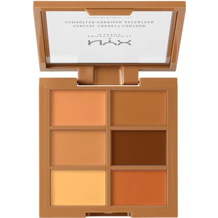 Nyx Professional Makeup Concealer Correct Contour Palette 6 Abdeckprodukte 03 Deep – Bild 2