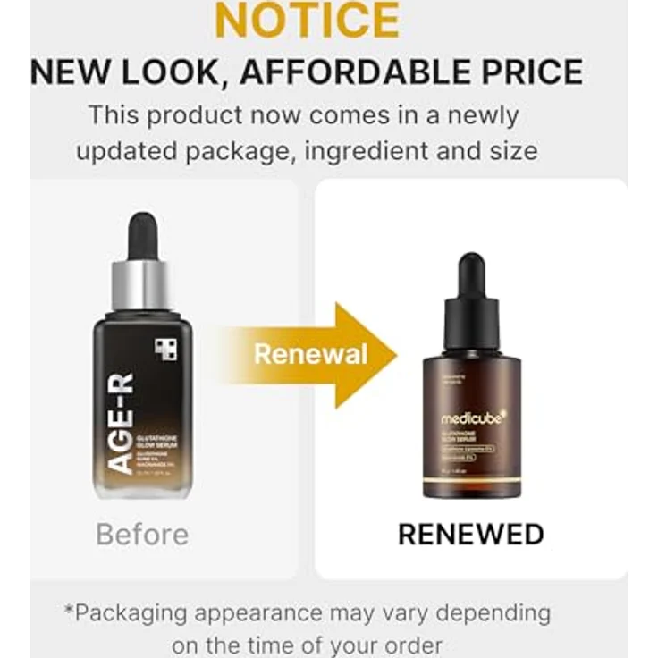 Medicube Age-R Glow, Gesichtsserum mit Glutathione für strahlenden Teint, 30 ml – Bild 2