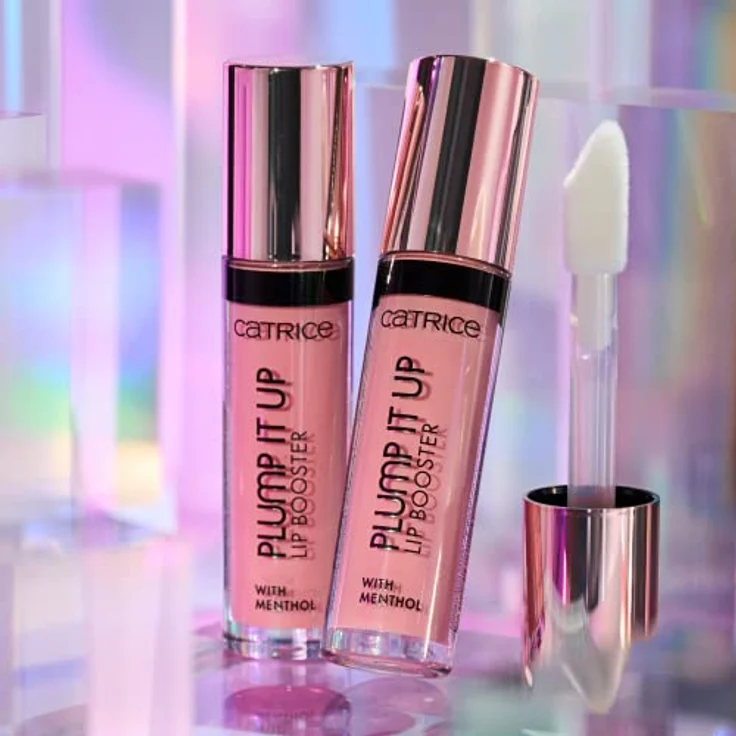Catrice Plump It Up Lip Booster, Lipgloss, Lip Gloss, Nr. 060 Real Talk, nude, kühlend, Färbeeffekt, vergrößernd, glänzend, vegan, entspricht unserem CLEAN BEAUTY Standard, ohne Alkohol (3,5ml) – Bild 5