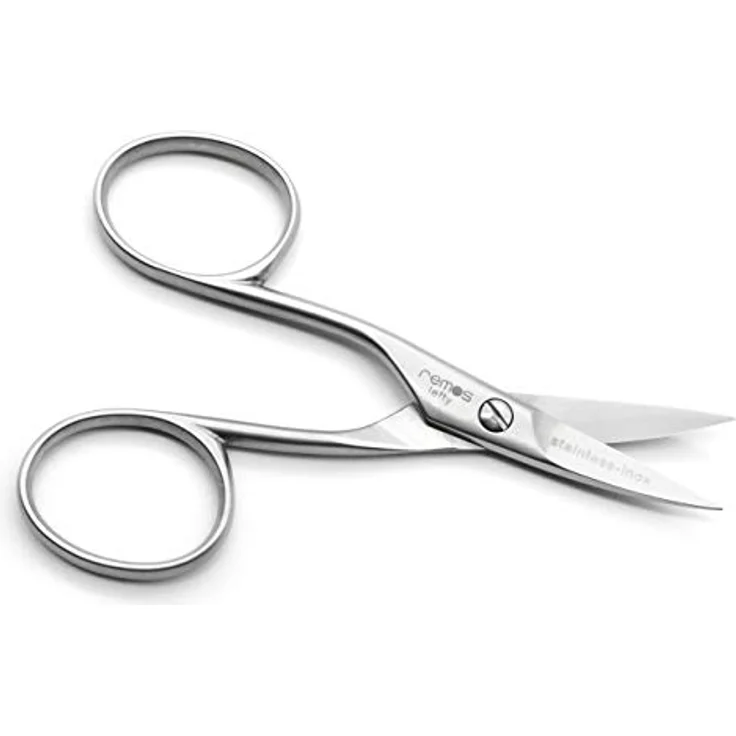 REMOS Nagelschere Linkshand, 9.5 cm Edelstahl [INOX], für Fingernägel und dünne Fußnägel, gebogene Klinge, nachstellbar – Bild 3