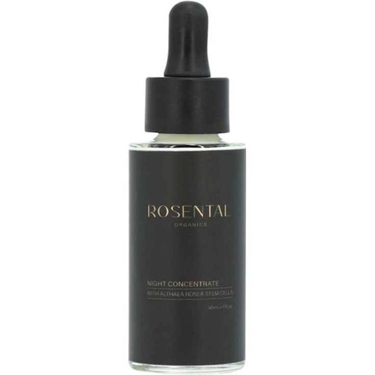 Rosental Organics Althaea Rosea Stem Cells Night Concentrate, Feuchtigkeitsserum für alle Hauttypen, 30 ml