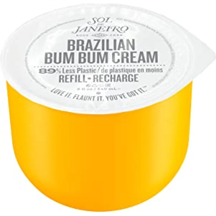 SOL DE JANEIRO Brazilian Bum Bum Cream 240mL/8.1 oz. Refill Pod, Creme in 3.46 inches/Maracuja Duft – Bild 1