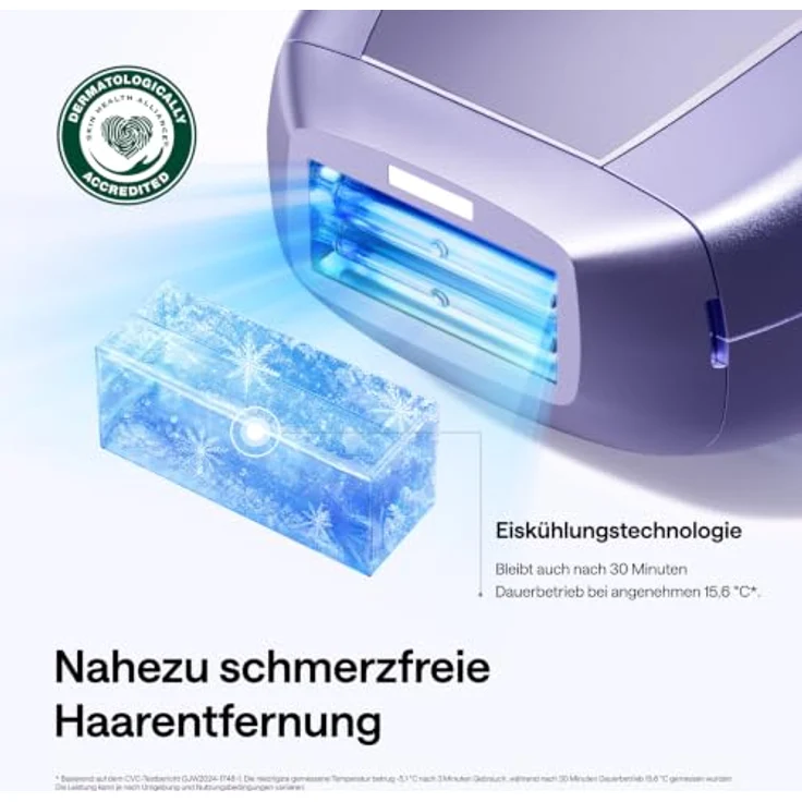 Ulike UI20S DB, IPL Haarentfernung Gerät mit Saphir-Eiskühltechnologie, Doppellicht und Hauttonerkennung – Bild 3