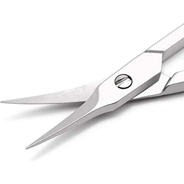 remos Profi Nagelhautschere Turmspitze Edelstahl [INOX] 9.5cm, präzise Schneide für Nagelhaut, nachstellbare Schraube, mattes Design – Bild 5