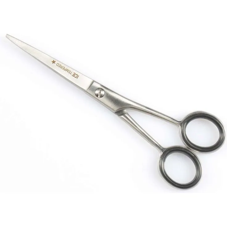 Excellent Solingen Haarschere, 14 cm, mit Mikroverzahnung und ergonomischem Griff, rostfreier Stahl