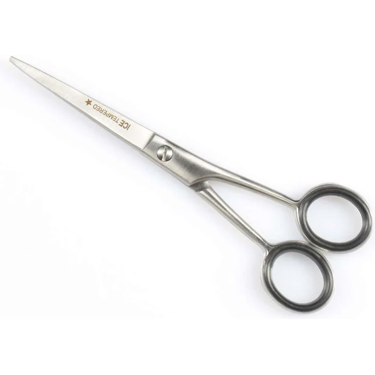 Excellent Solingen Haarschere, 14 cm, mit Mikroverzahnung und ergonomischem Griff, rostfreier Stahl