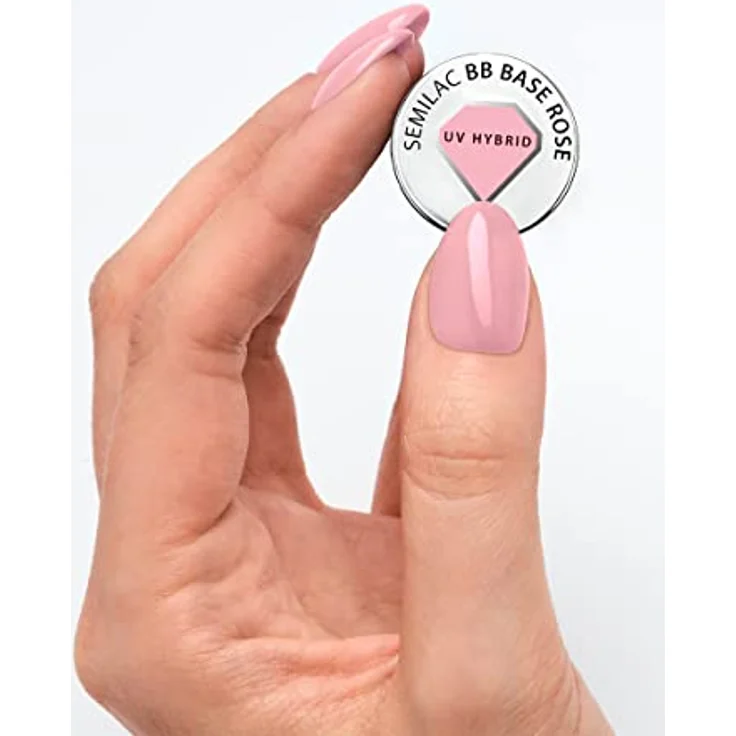 Semilac BB Rose Pink Base Coat for Gel Nail Polish. Strengthening Soak Off Gel for Nail Protection. Easy to Apply. For Home Salon & Professional Use. 7ml – Bild 3