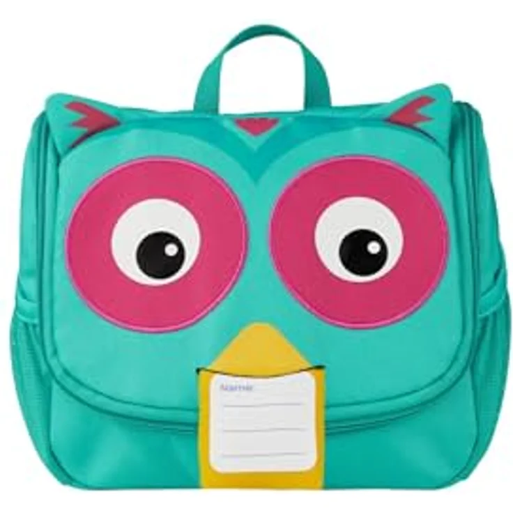 Affenzahn Necessaire Toilettentasche, Mehrfarbig, 2 l mit gestickten Details, Klett-Spiegel und umweltfreundlichem Material aus 50% recycelten PET-Flaschen – Bild 6