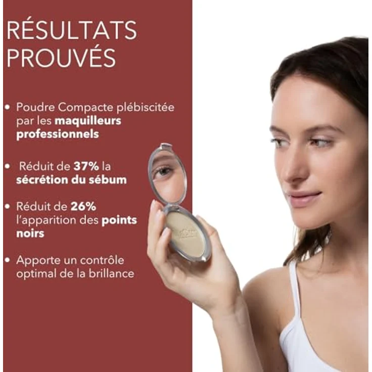T. LeClerc PARIS 1881 Kompaktes Reispulver 09 Beige Gesichtspuder mit langem Halt 0 % Talkum Vegan 9 g – Bild 3