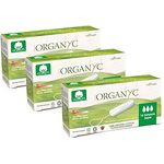 Organyc Tampon Super Tampon aus 100% Bio-Baumwolle, 16 Stück (3 Stück) insgesamt 48 Stück