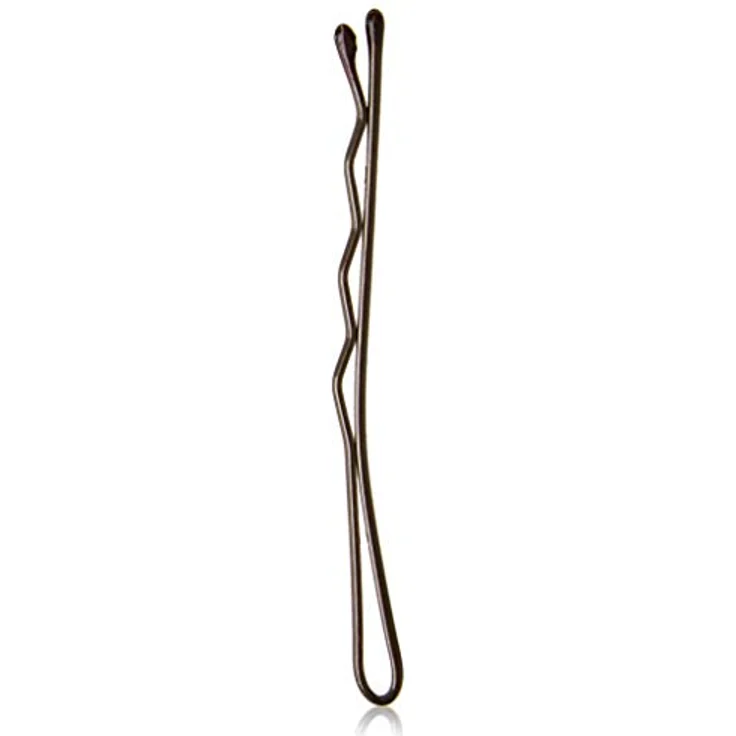 Efalock Duchesse Haarklemme 5 cm braun 100 Stück – Bild 2