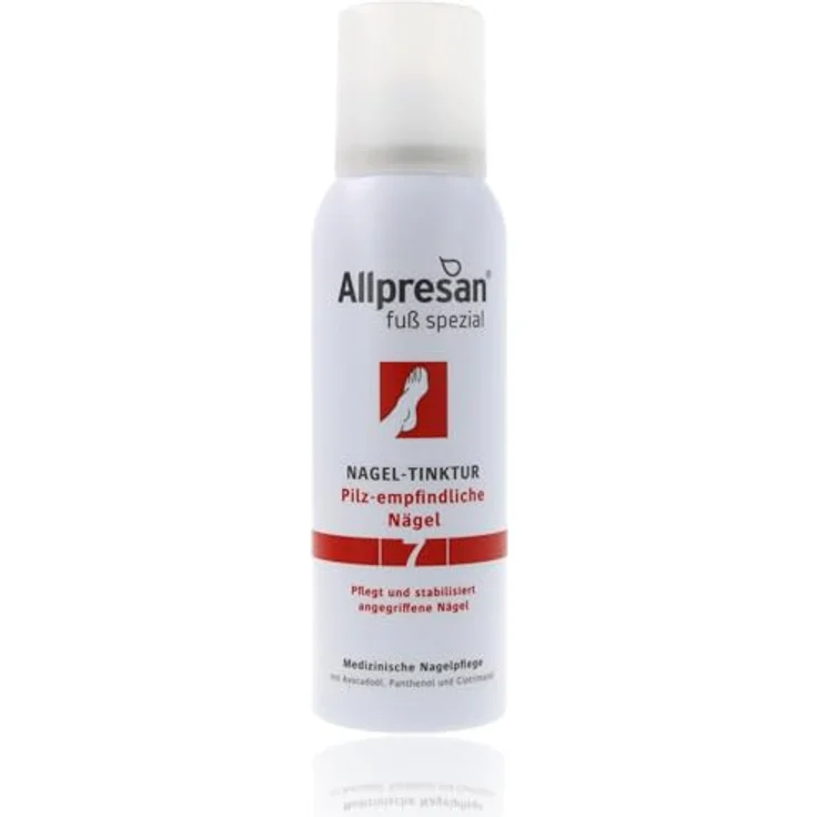 Allpresan Fuß spezial Nr. 7, Nageltinktur zur Therapie begleitenden Pflege, 125 ml mit Avocadoöl und Clotrimazol – Bild 1