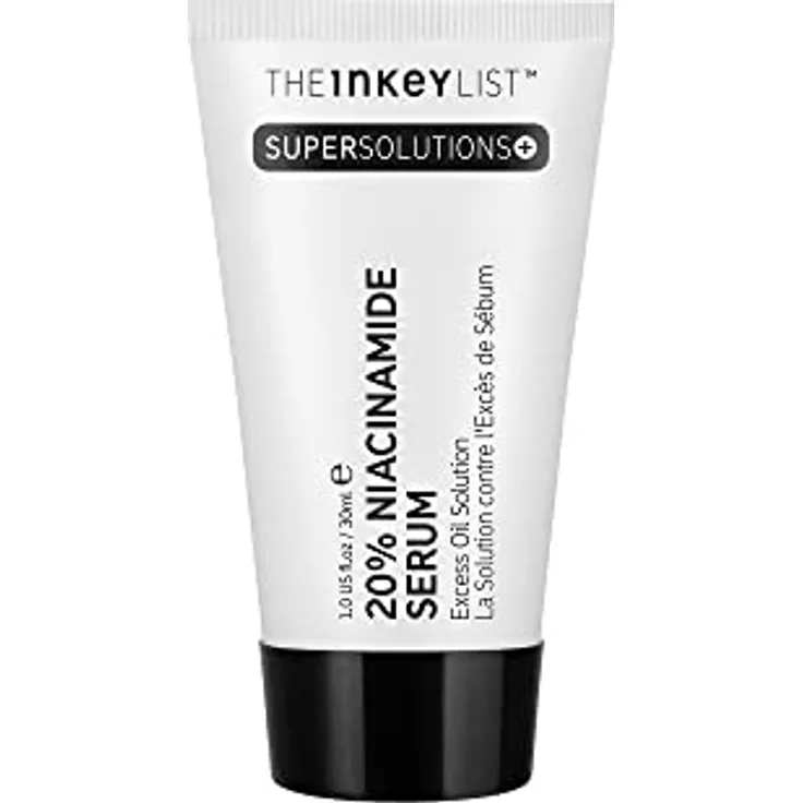 The INKEY List Niacinamide 20% Serum Supersolutions 30ml, Excess Oil Solution, 20% Niacinamide, 0.5% Zink-PCA, 3% Squalan